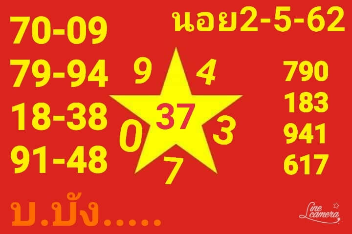 หวยฮานอย 2/5/62 2