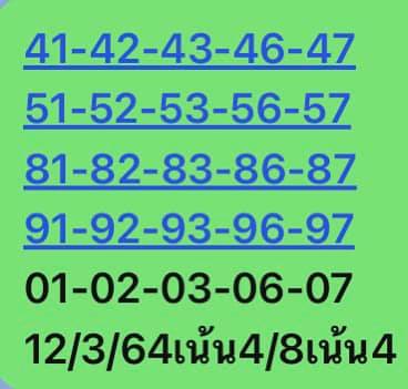 หวยหุ้น 12/3/64 ชุดที่ 1