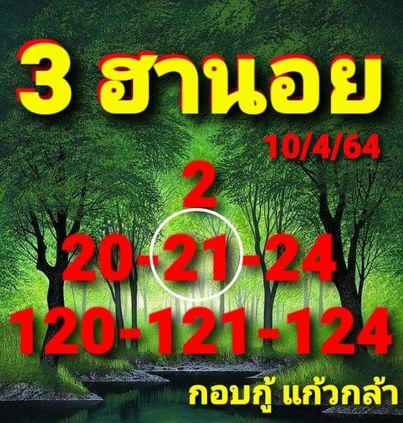 หวยฮานอย 10/4/64 ชุดที่ 3