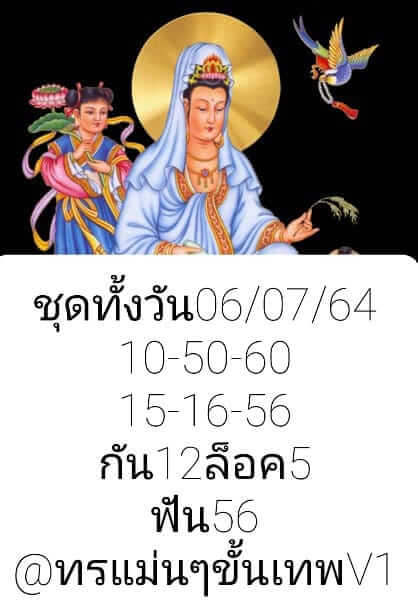 หวยหุ้น 6/7/64 ชุดที่ 10