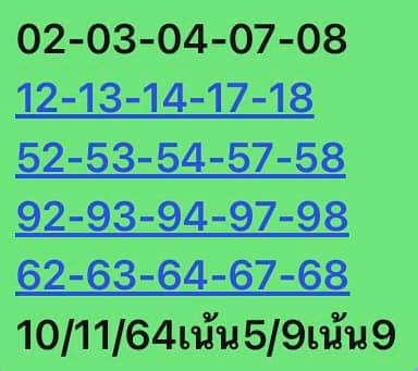 หวยหุ้น 10/11/64 ชุดที่ 10