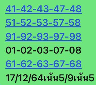 หวยหุ้น 17/12/64 ชุดที่ 3