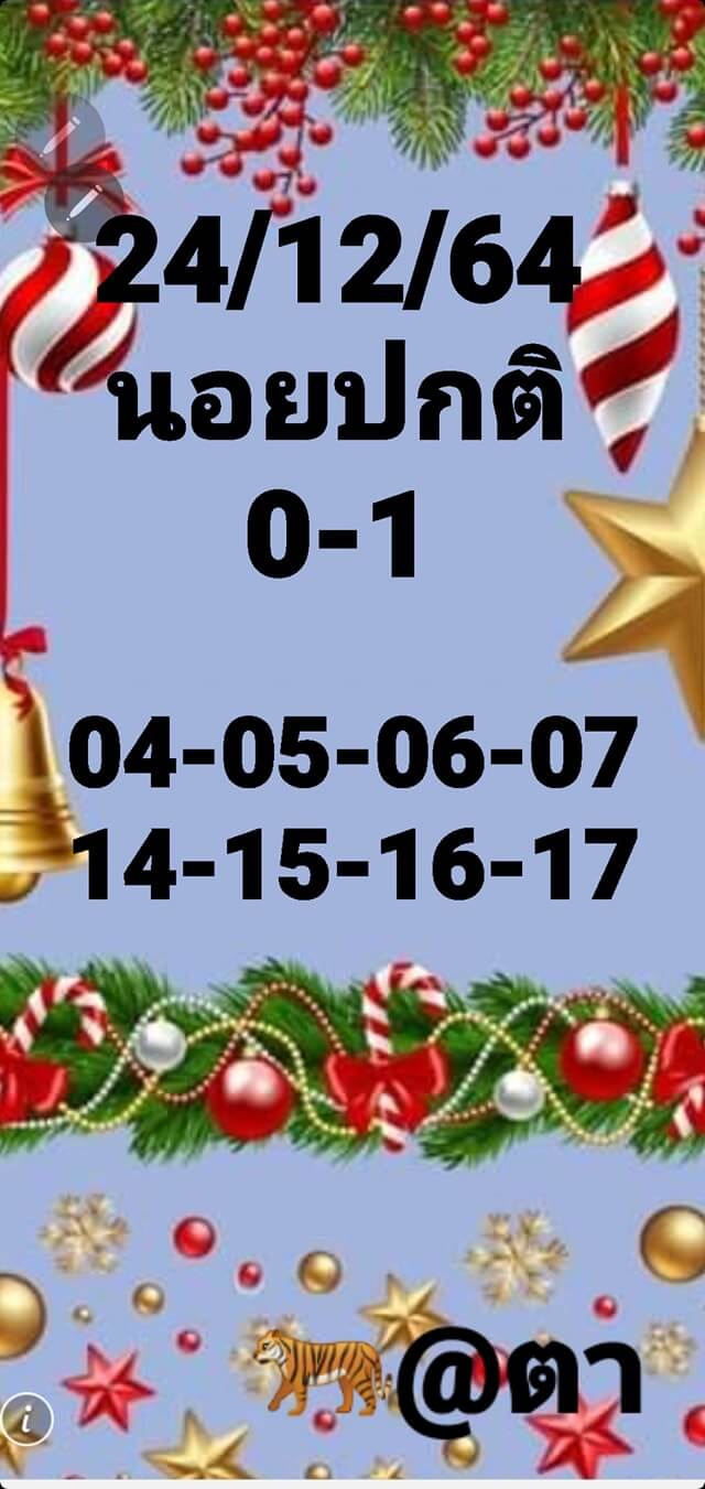 หวยฮานอย 24/12/64 ชุดที่ 7