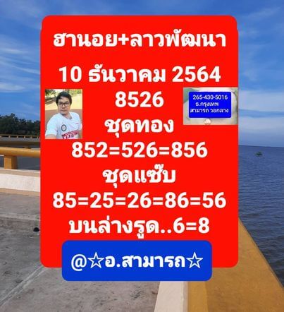 หวยฮานอย 10/12/64 ชุดที่ 7