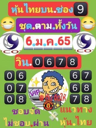 หวยหุ้น 6/1/65 ชุดที่ 7