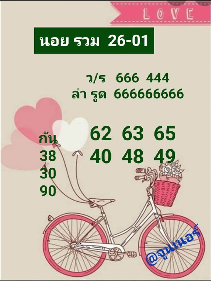 หวยฮานอย 26/1/65 ชุดที่ 8