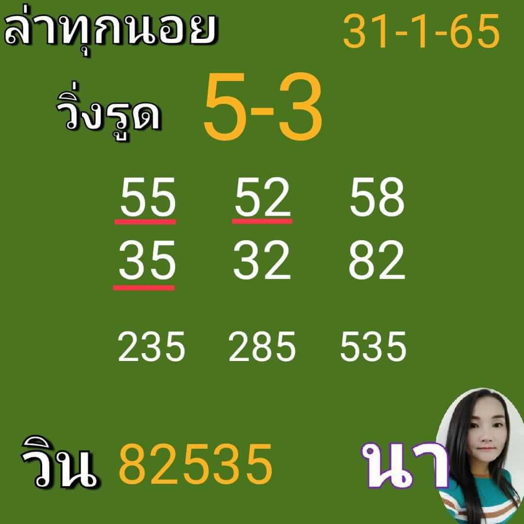 หวยฮานอย 31/1/65 ชุดที่ 9