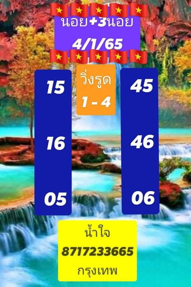 หวยฮานอย 4/1/65 ชุดที่ 5