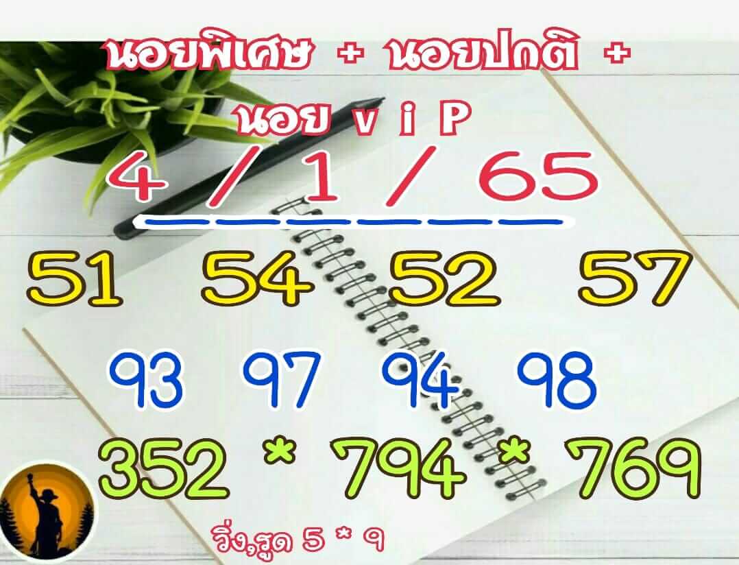 หวยฮานอย 4/1/65 ชุดที่ 2