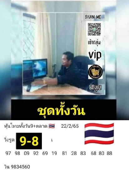 หวยหุ้น 22/2/65 ชุดที่ 10