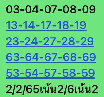 หวยหุ้น 2/2/65 ชุดที่ 10