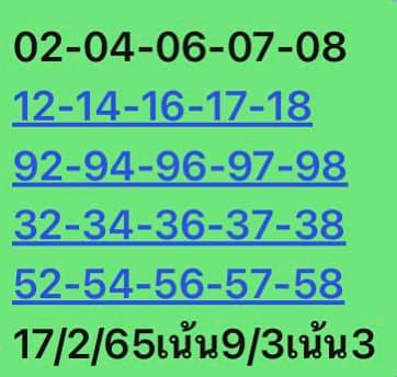 หวยหุ้น 17/2/65 ชุดที่ 5