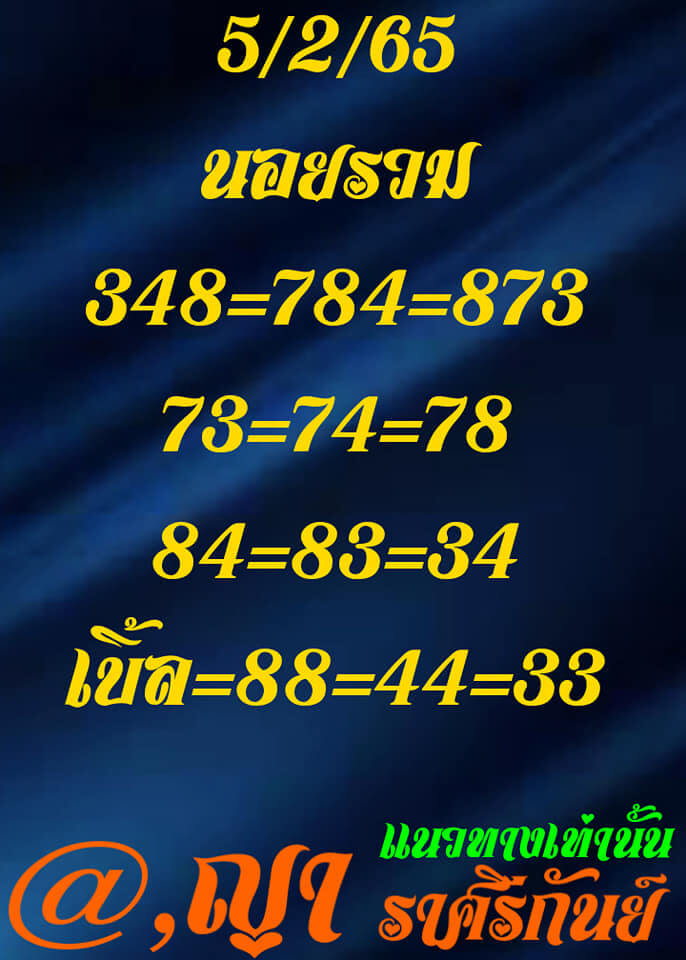 หวยฮานอย 5/2/65 ชุดที่ 1