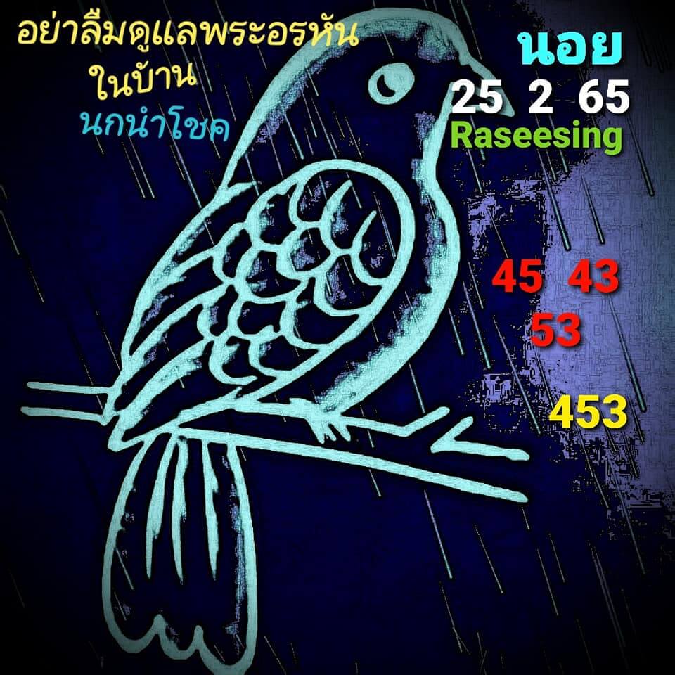 หวยฮานอย 25/2/65 ชุดที่ 7