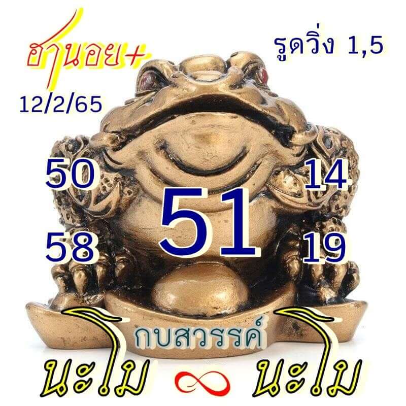 หวยฮานอย 12/2/65 ชุดที่ 9