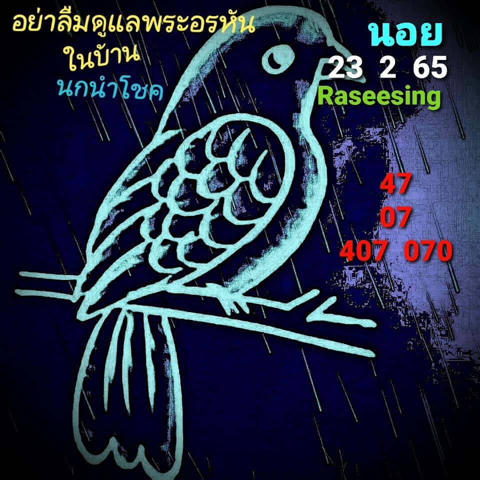 หวยฮานอย 23/2/65 ชุดที่ 5