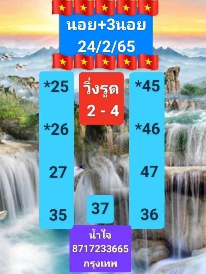 หวยฮานอย 24/2/65 ชุดที่ 3