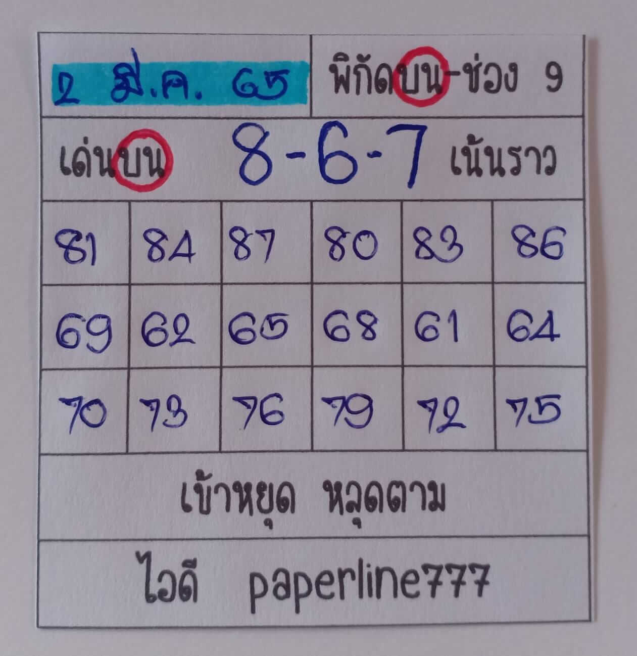 หวยหุ้น 2/3/65 ชุดที่ 4