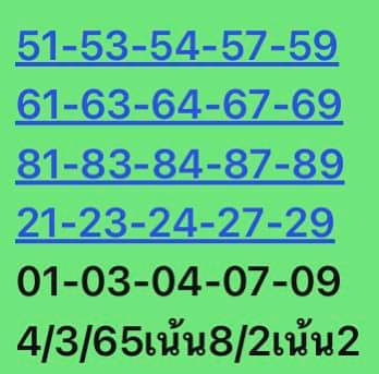 หวยหุ้น 4/3/65 ชุดที่ 5