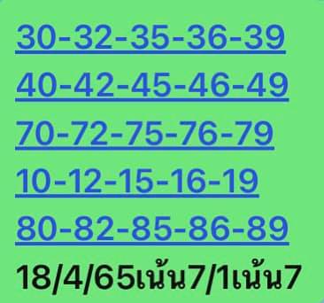 หวยหุ้น 18/4/65 ชุดที่ 6