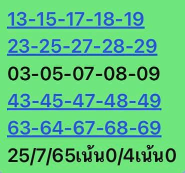 หวยหุ้น 25/7/65 ชุดที่ 5