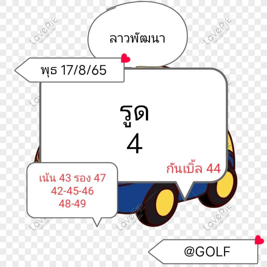 หวยลาว 17/8/65 ชุดที่ 10