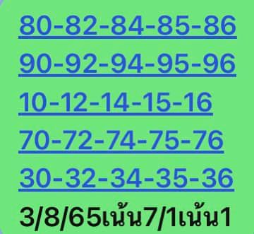 หวยหุ้น 3/8/65 ชุดที่ 2