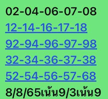 หวยหุ้น 8/8/65 ชุดที่ 2