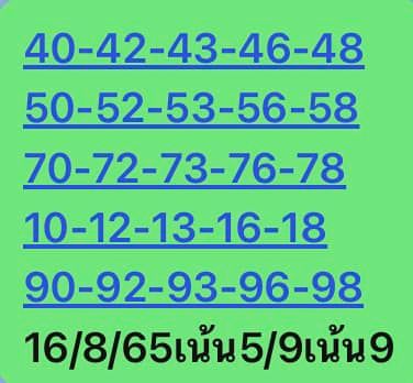 หวยหุ้น 16/8/65 ชุดที่ 8