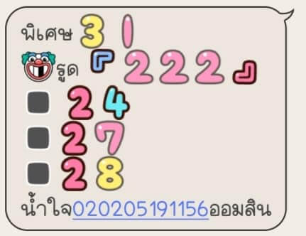 หวยฮานอย 31/10/65 ชุดที่ 2