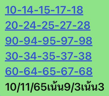 หวยหุ้น 10/11/65 ชุดที่ 4