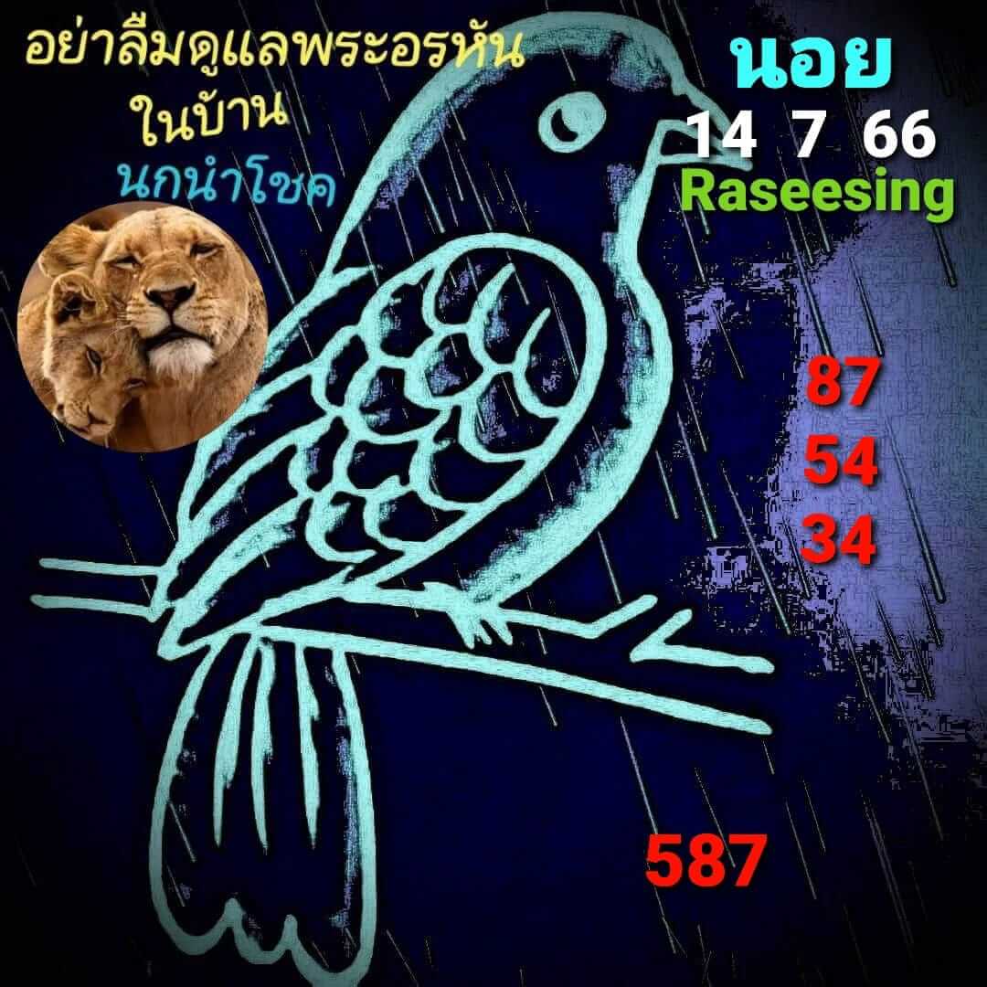 หวยฮานอย 14/7/66 ชุดที่ 1