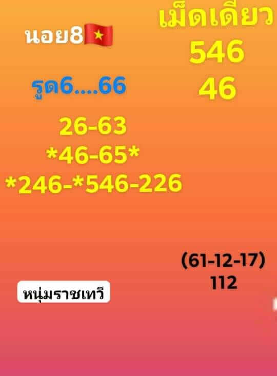 หวยฮานอย 8/7/66 ชุดที่ 8