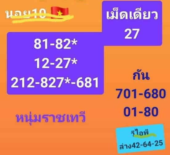 หวยฮานอย 10/7/66 ชุดที่ 9