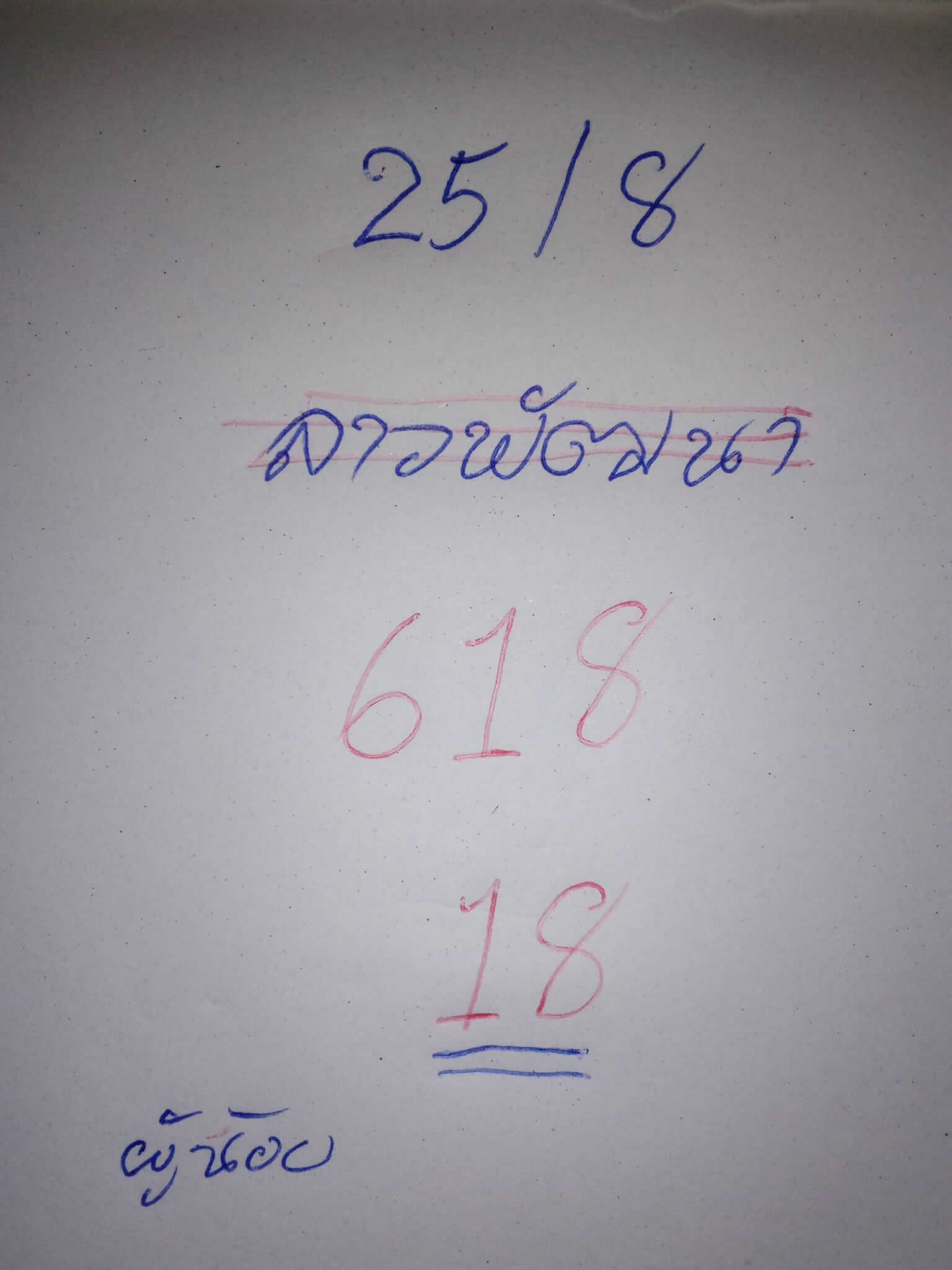 หวยลาว 25/8/66 ชุดที่ 2