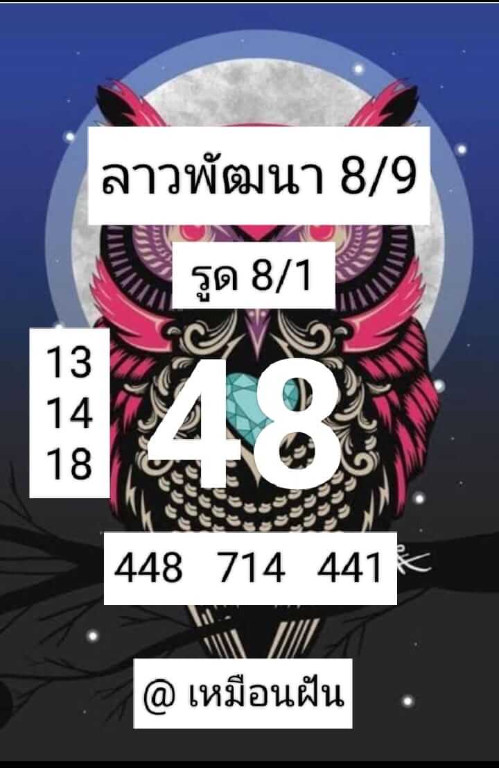 หวยลาว 8/9/66 ชุดที่ 9