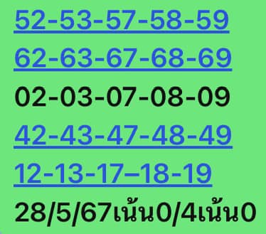 หวยหุ้น 28/5/67 ชุดที่ 8