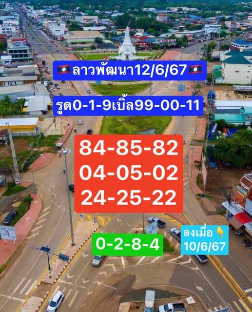 หวยลาว 12/6/67 ชุดที่ 2