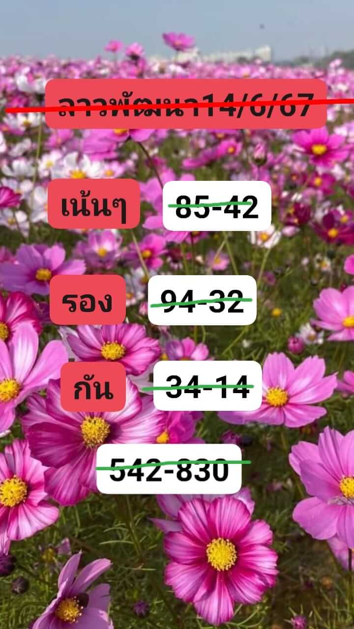 หวยลาว 14/6/67 ชุดที่ 5