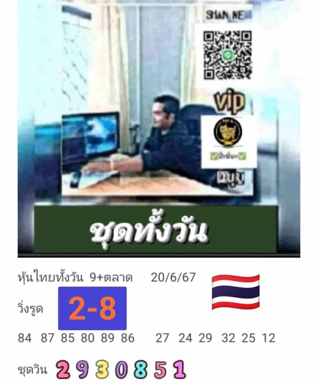 หวยหุ้น 20/6/67 ชุดที่ 10