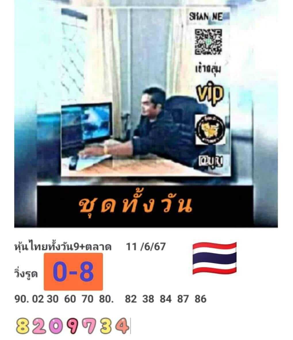 หวยหุ้น 11/6/67 ชุดที่ 10