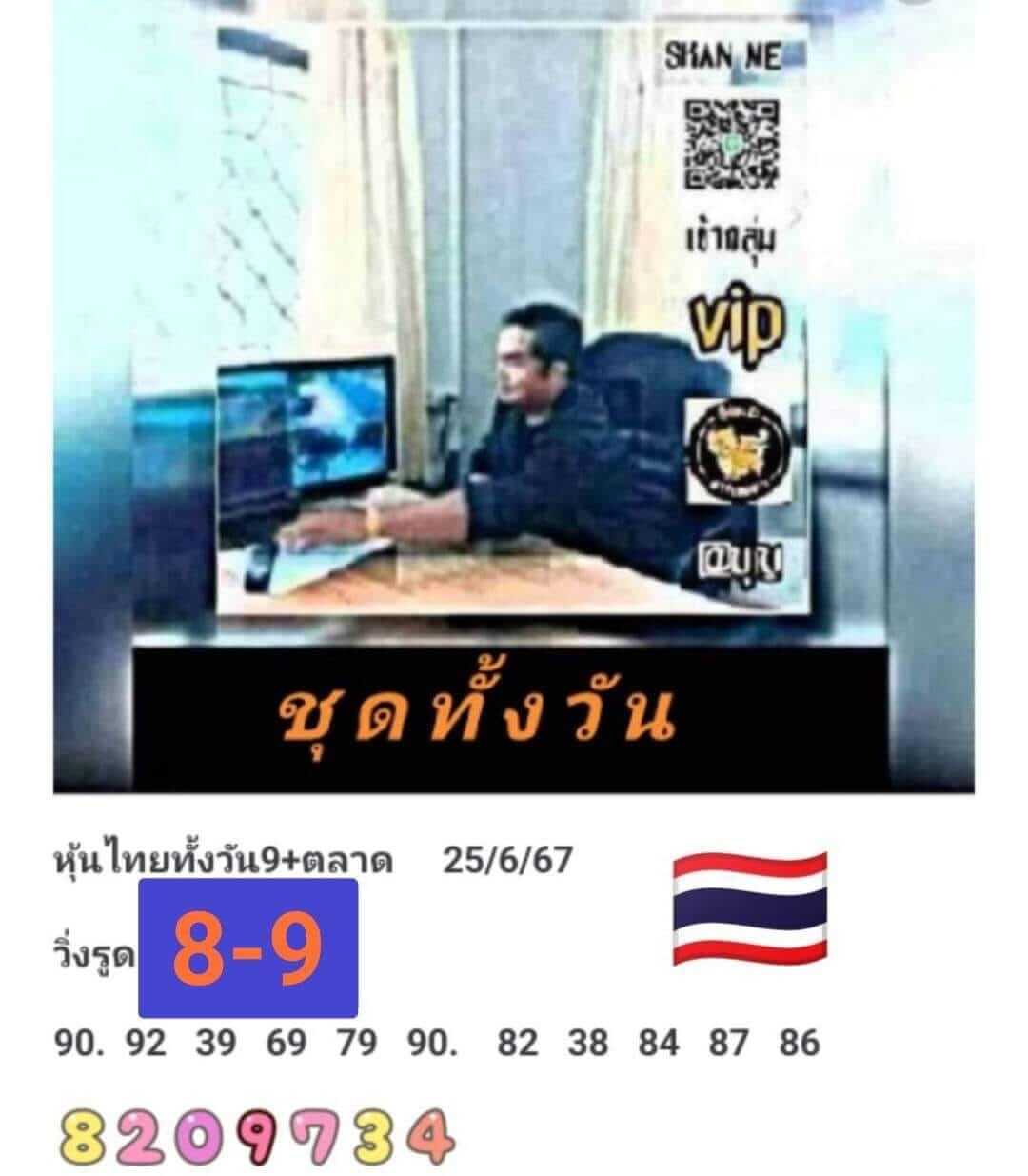 หวยหุ้น 25/6/67 ชุดที่ 7