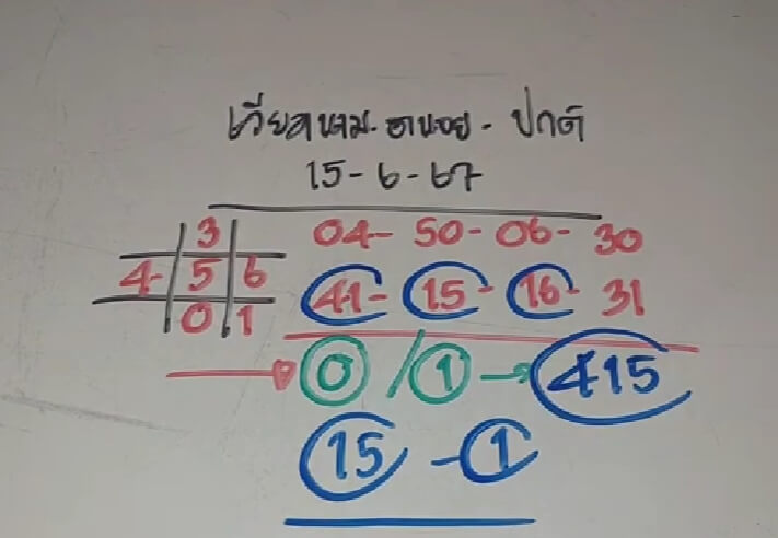 หวยฮานอย 15/6/67 ชุดที่ 9