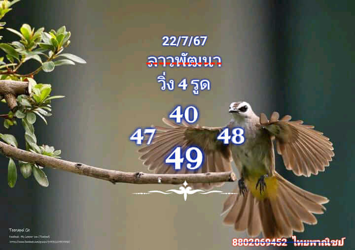 หวยลาว 22/7/67 ชุดที่ 7