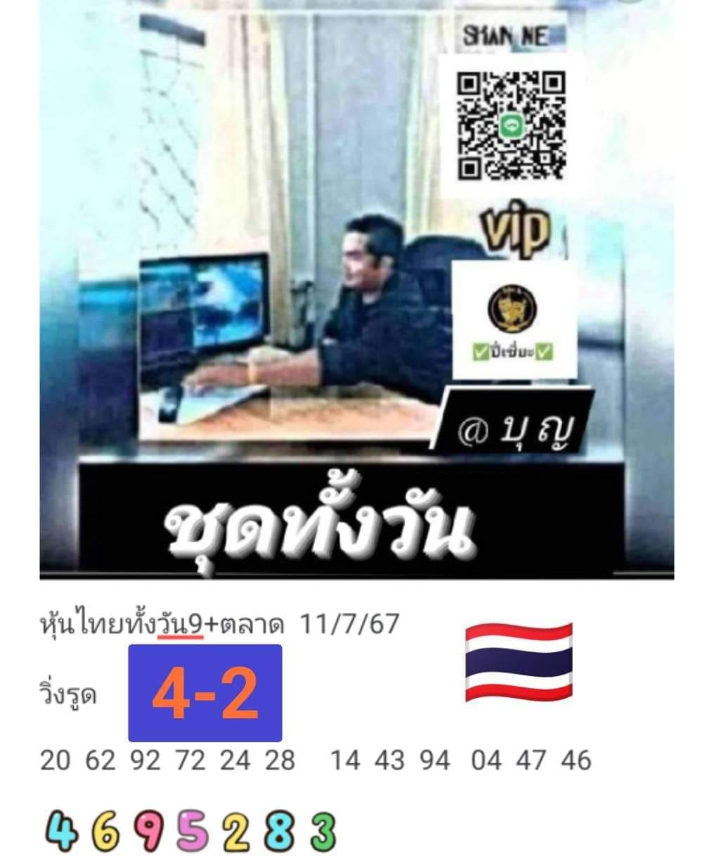 หวยหุ้น 11/7/67 ชุดที่ 7