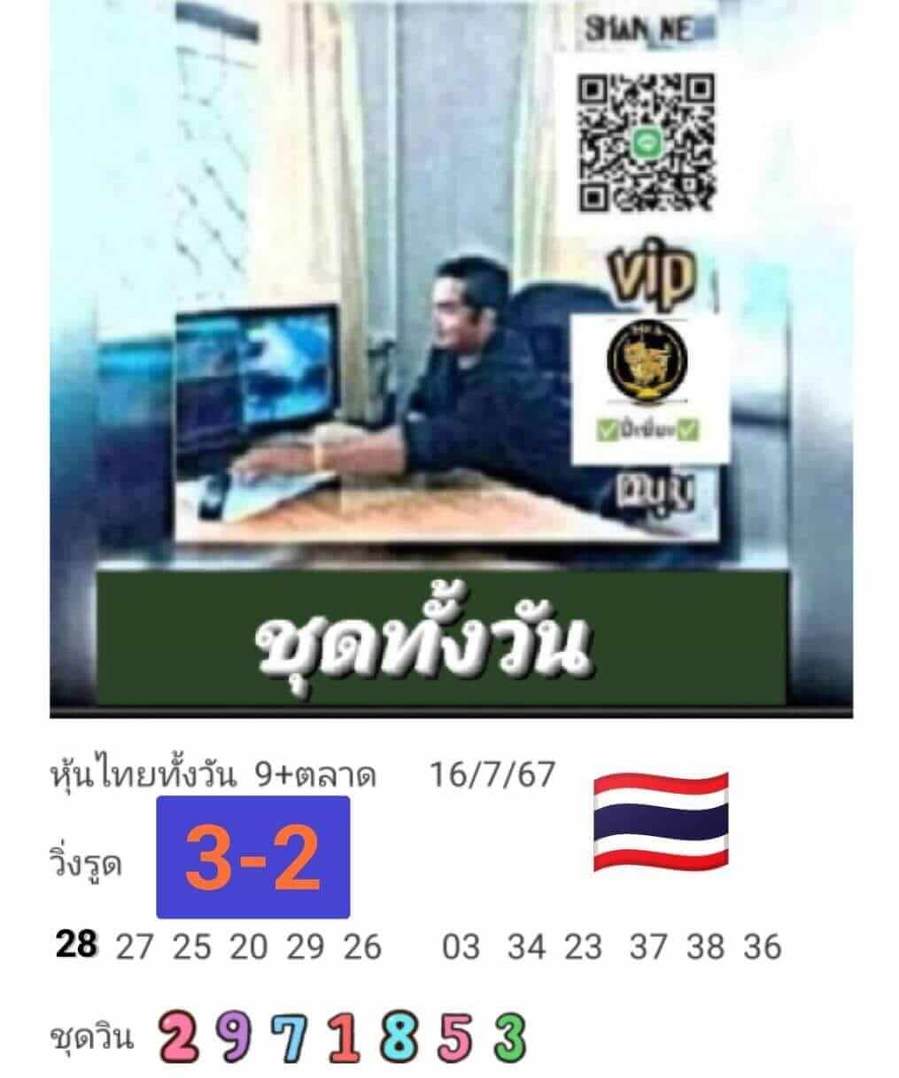 หวยหุ้น 16/7/67 ชุดที่ 8