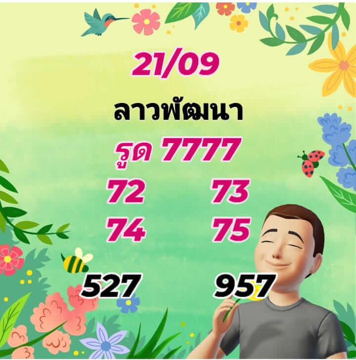 หวยลาว 21/8/67 ชุดที่ 5