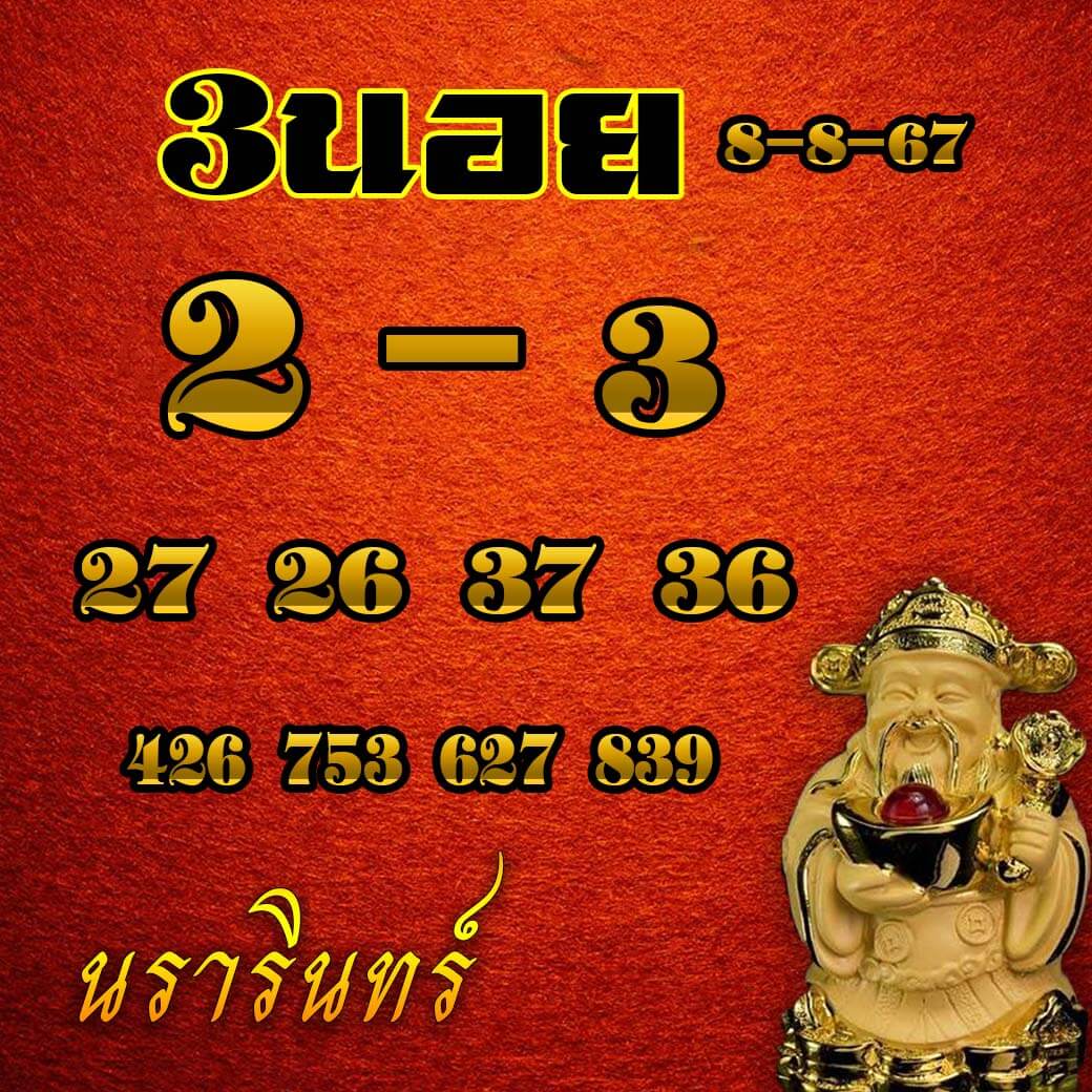 หวยฮานอย 8/8/67 ชุดที่ 2