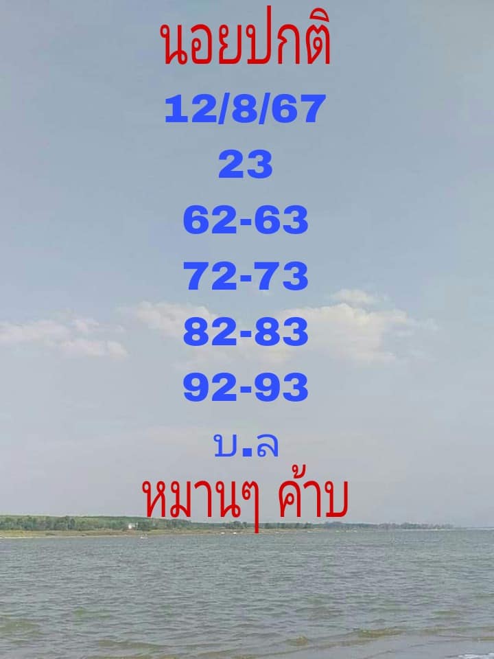 หวยฮานอย 12/8/67 ชุดที่ 8