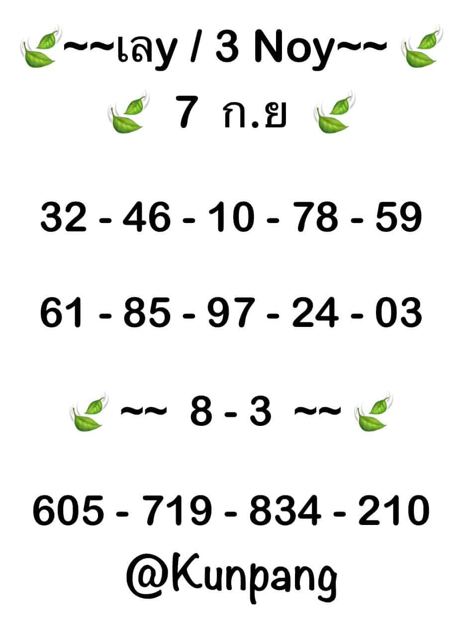 หวยมาเลย์ 7/9/67 ชุดที่ 6